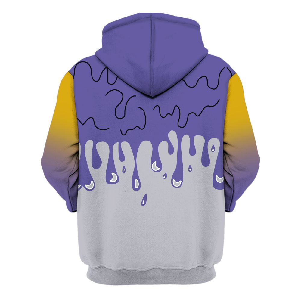 Hoodie To Match Lakeshow 4s - Loser Lover Dripping All Over Print