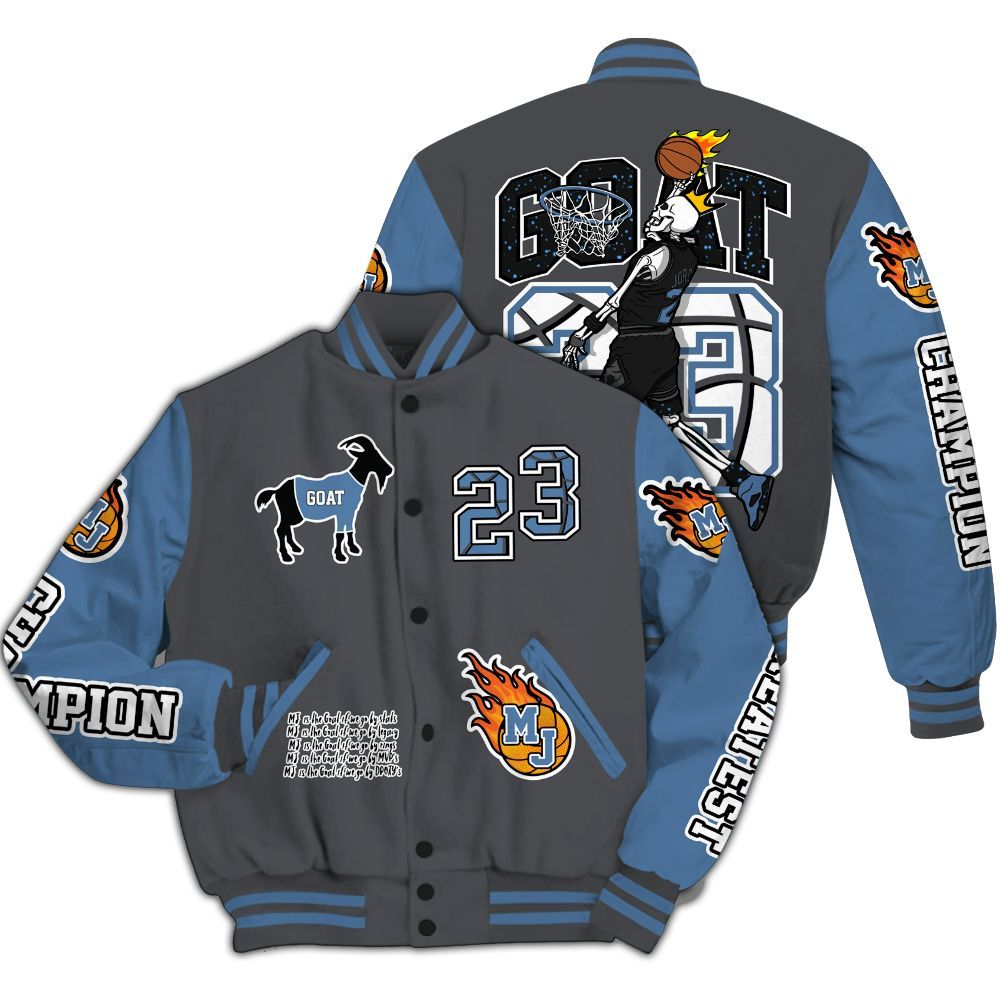 Varsity Jacket To Match Air Max 95 Stash - 23 G.0.A.T Jump Up Basketball All Over Print