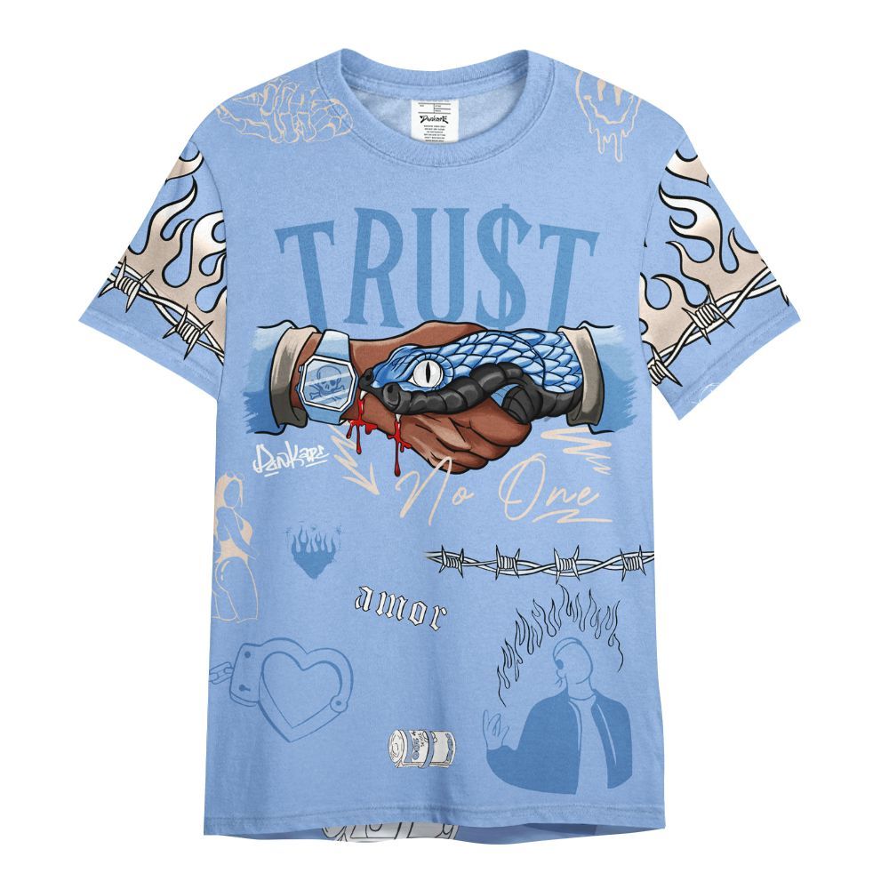 Shirt To Match Air Max 1 Royal Pulse - Snake Trust No One All Over Print