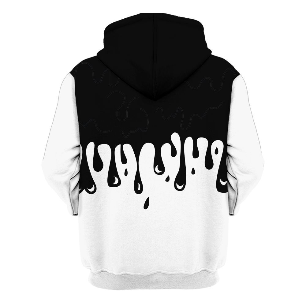 Hoodie To Match Black Chrome 6s - Snake Trust No One Drip All Over Print