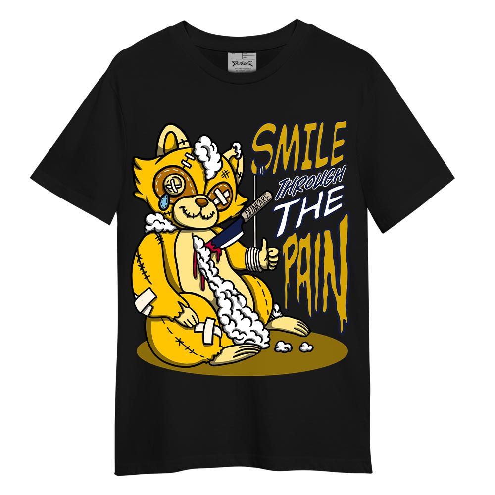 Shirt To Match Vivid Sulfur 4s T-- Smile Through The Pain Raccoon T-Shirt 0405 DNY