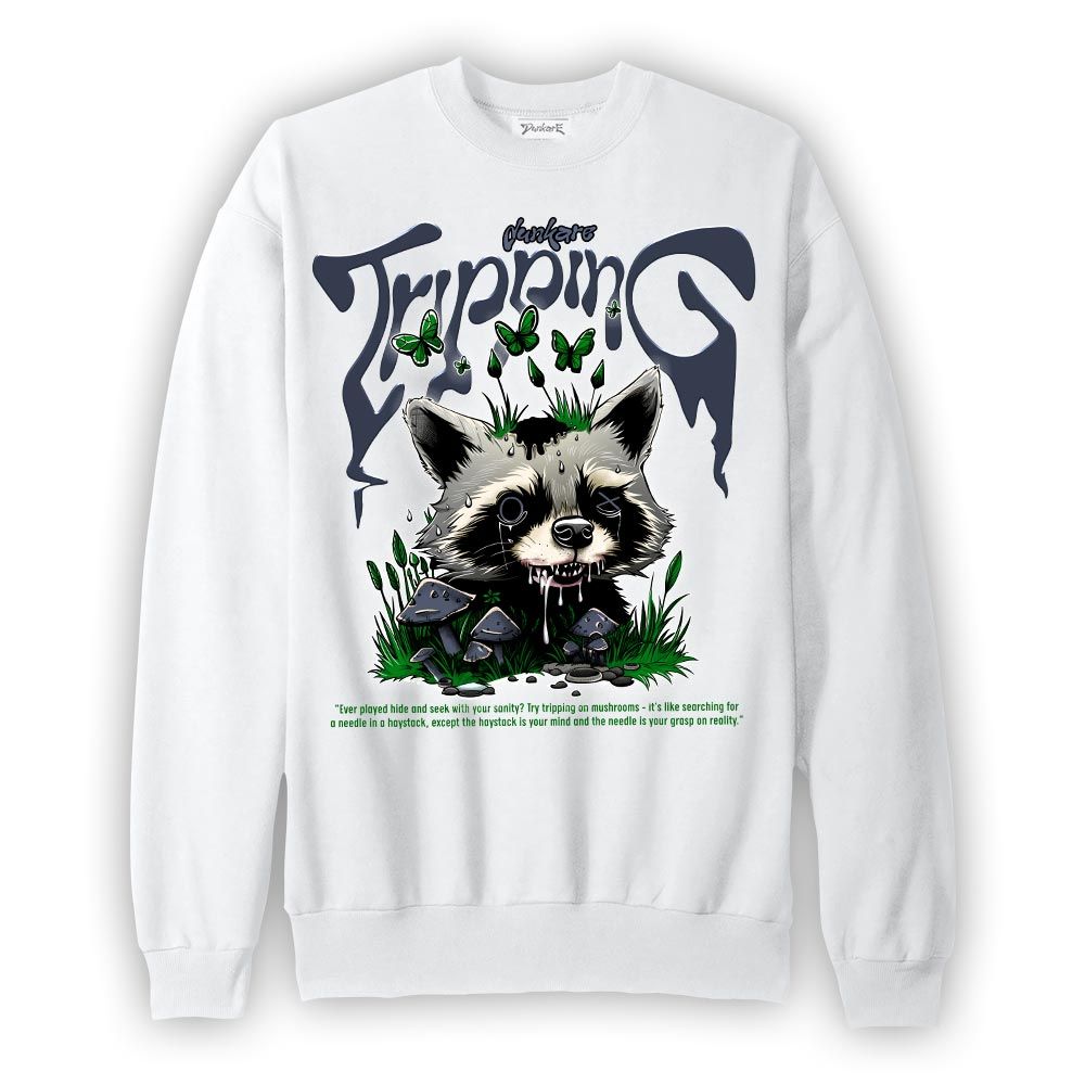 Sweatshirt To match Midnight Navy 13s Sweatshirt - Tripping Raccoon Graphic