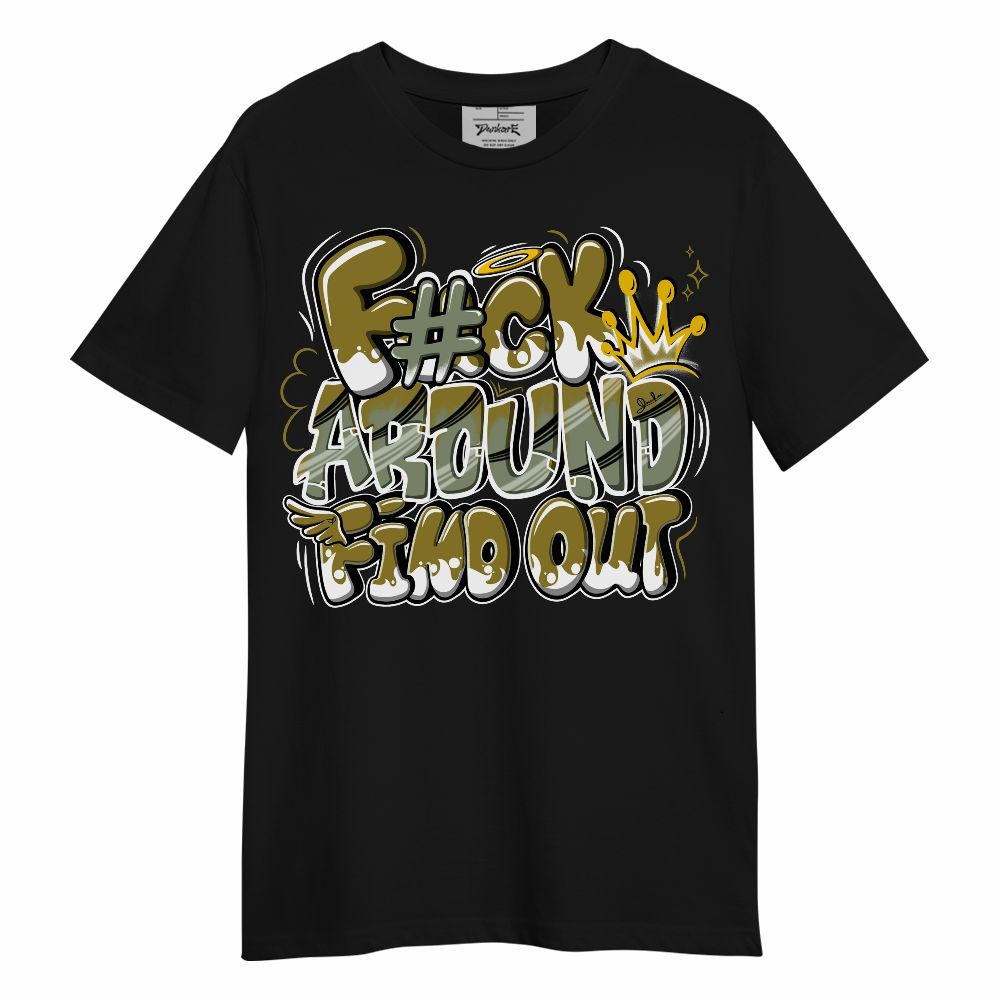 Shirt To Match Air Flightposite Metallic Gold - FK Around Find Out Unisex Shirt