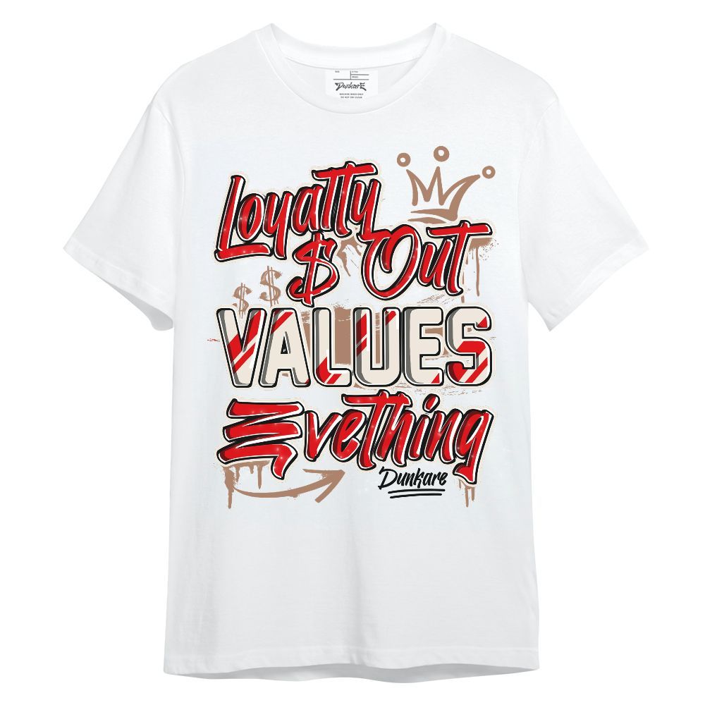 Shirt To Match Low OG Howard University 1s - Loyalty Out Values Everything Unisex Shirt