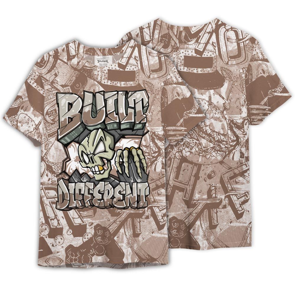 Shirt To Match OG Latte 1s - Build Different Graffiti Shirt Unisex