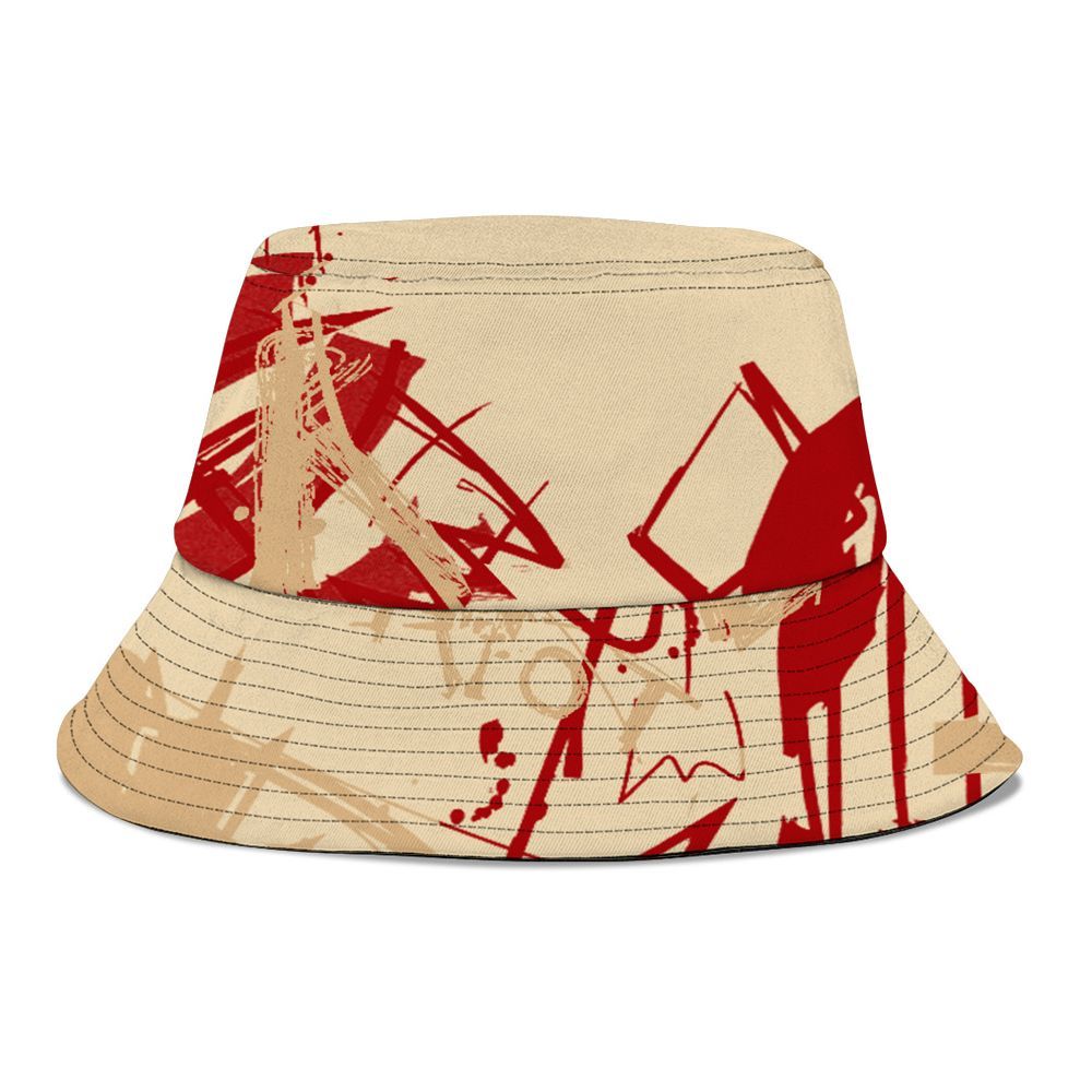 Bucket Hat To Match Dunk Low Strawberry Waffle - Seeya Skeleton Messyz Graphic