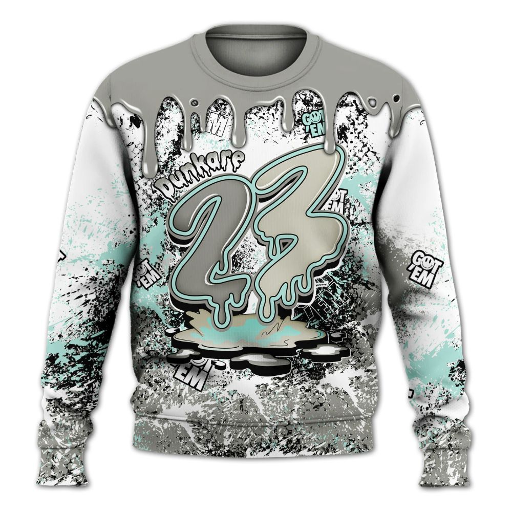 Sweatshirt To Match Low OG Year Of The Snake 1s - Dripping 23 Drip All Over Print