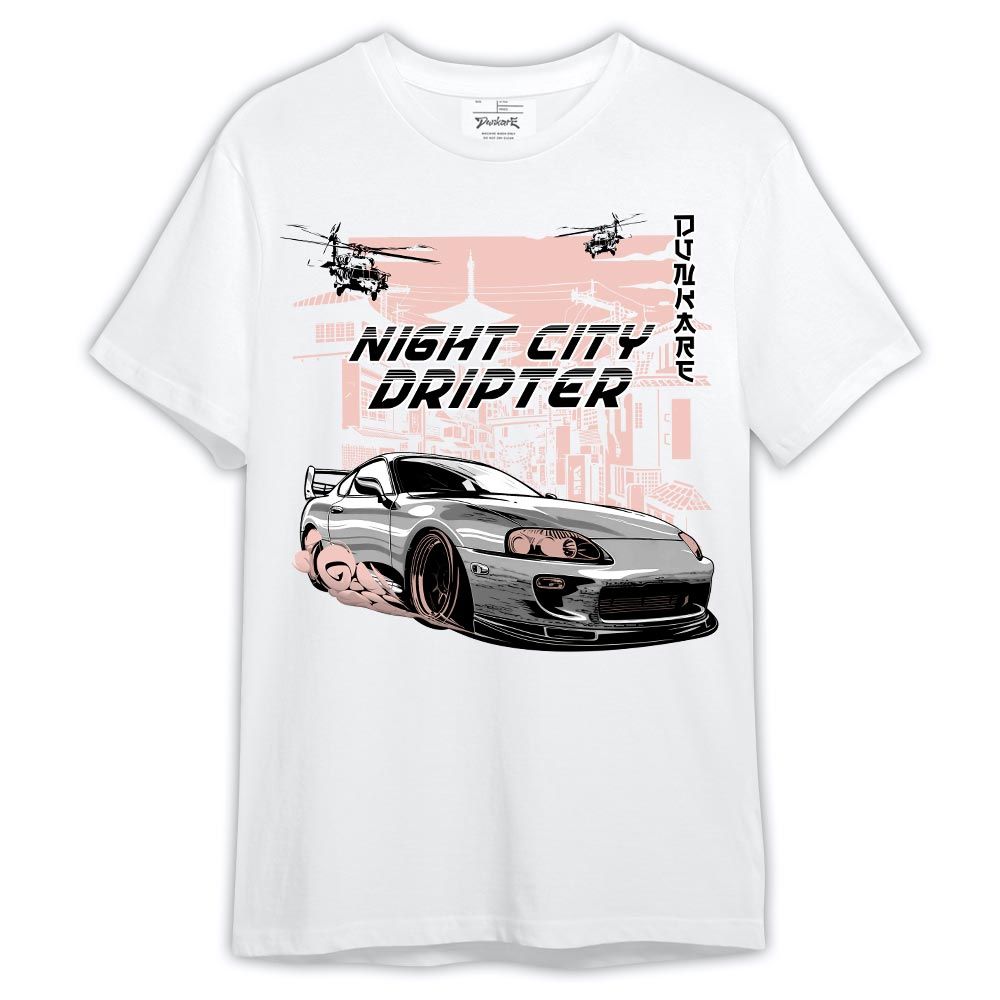 Shirt To Match Shirt Night City Dripter, Low Legend Pink 11s T-- To Match Sneaker Legend Pink 11s Graphic Tee 2404 LTRP