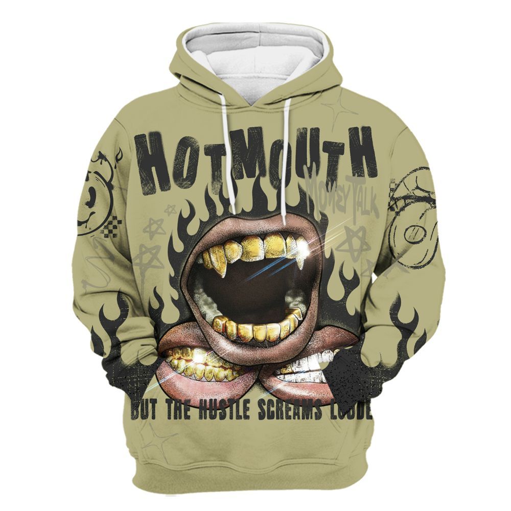 Hoodie To Match Dunk Low Suede Olive Aura - Mouth Burning Street Style All Over Print