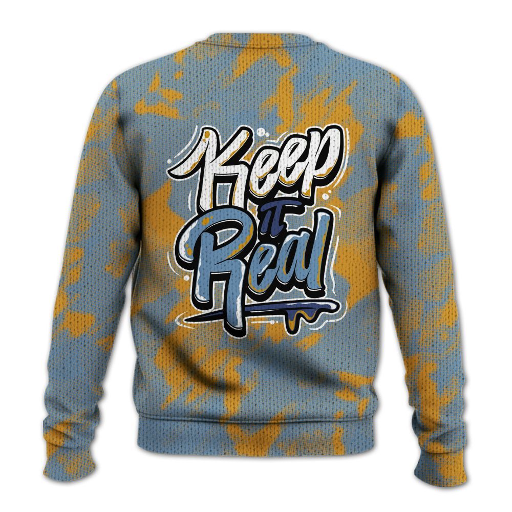 Knitted Sweater To Match High OG First In Flight 1s - Keeping It Reals Shirt Unisex Oufit