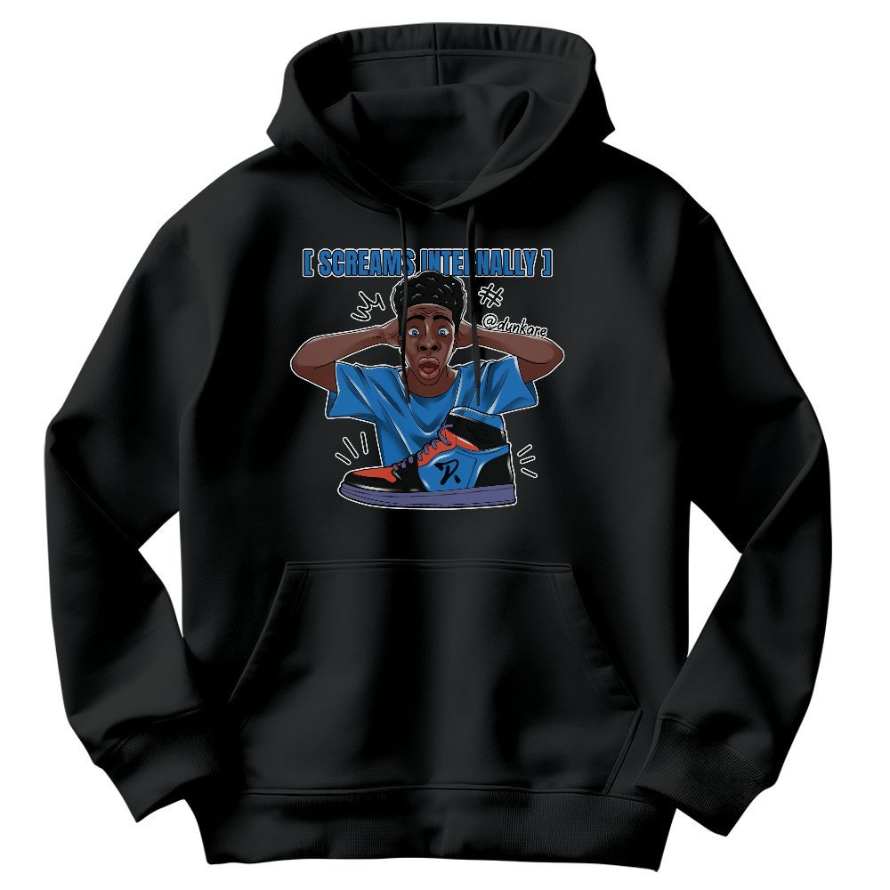 Sweatshirt To Match Hi-Res Blue 700s - Scream Internally Graphic