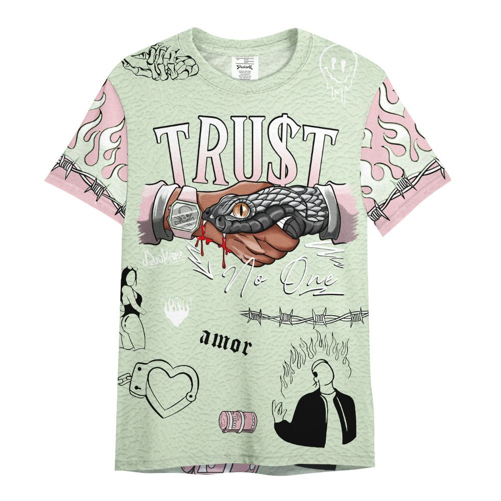 Shirt To Match Spring Is In The Air 3s - Snake Trust No One All Over Print