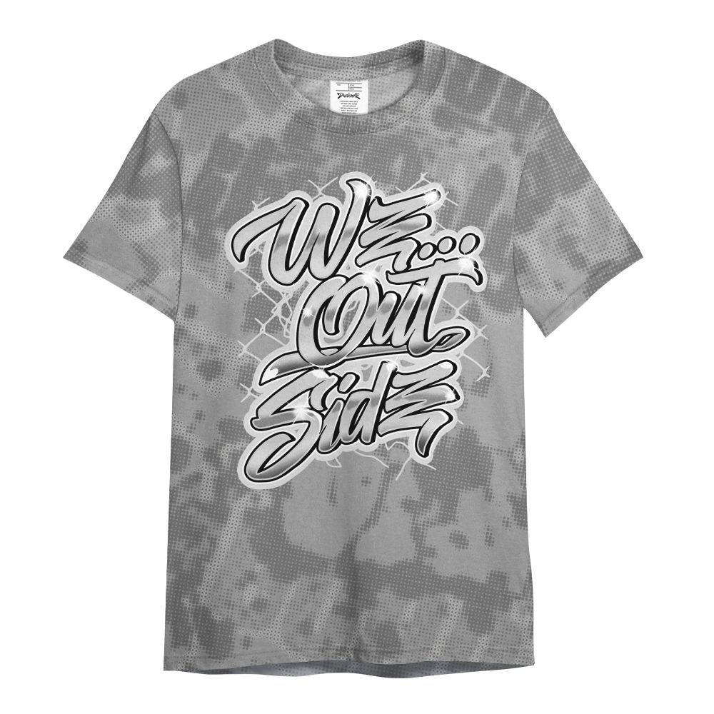 Shirt To Match Black Wolf Grey 12s - We OutSider Graphic Street All Over Print