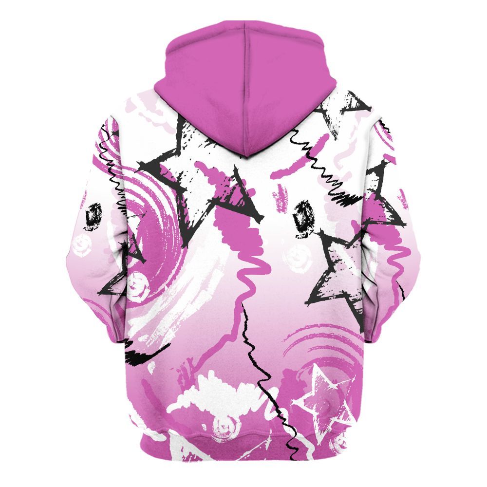 Hoodie To Match Hyper Violet 4s - Grind Shine Later Drip All Over Print
