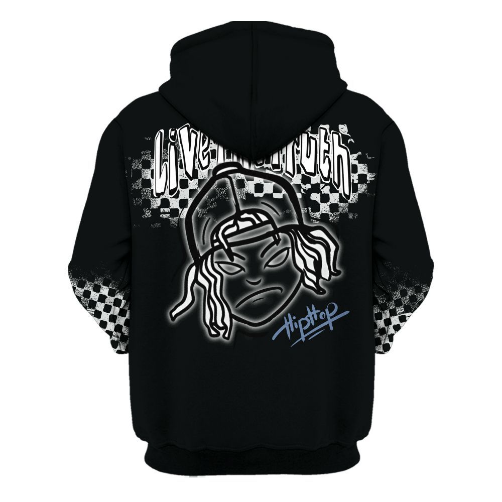 Hoodie To Match Mid Space Jam 1s - Feel Life Street Style All Over Print