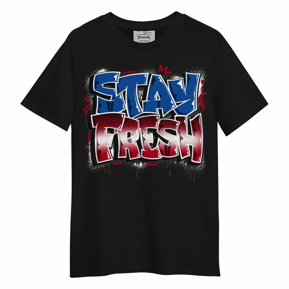 Shirt To Match Air Griffey Max Black Red Navy Blue 1s - Stay Fresh Dripping Streetwear Unisex Shirt