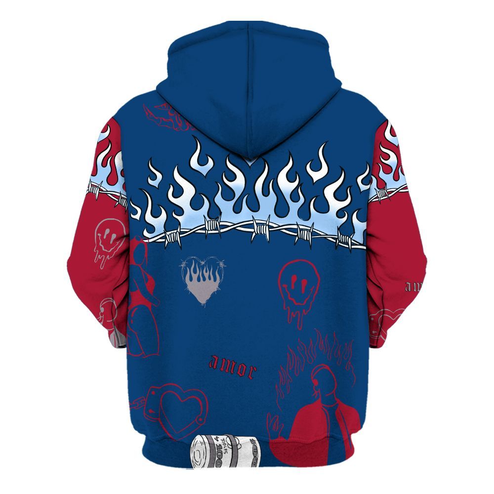 Hoodie To Match Rare Air 4s - Snake Trust No One All Over Print