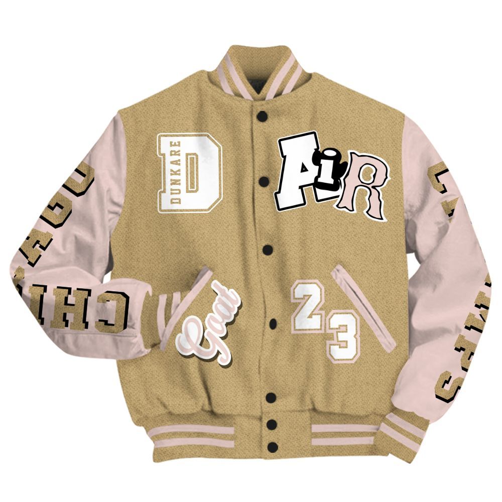 Varsity Jacket To Match Low Linen 2025 1s - AIR Number 23 GOAT All Over Print