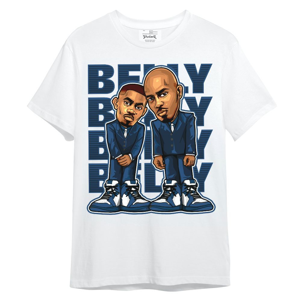 Shirt To Match High OG Midnight Navy 1s - Belly Sneakers Graphic Unisex Shirt