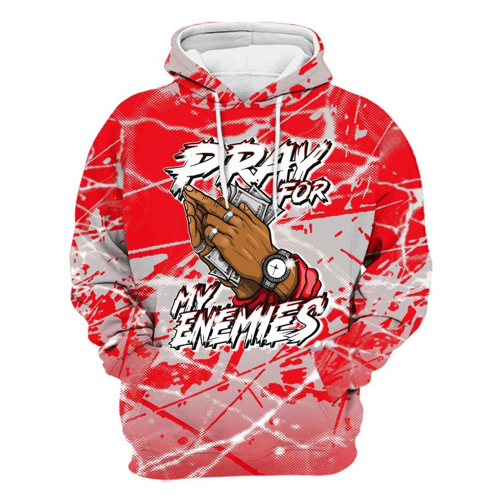 Hoodie To Match Air Max 1 Low Poly - Prayed For Enemies Graphic All Over Print