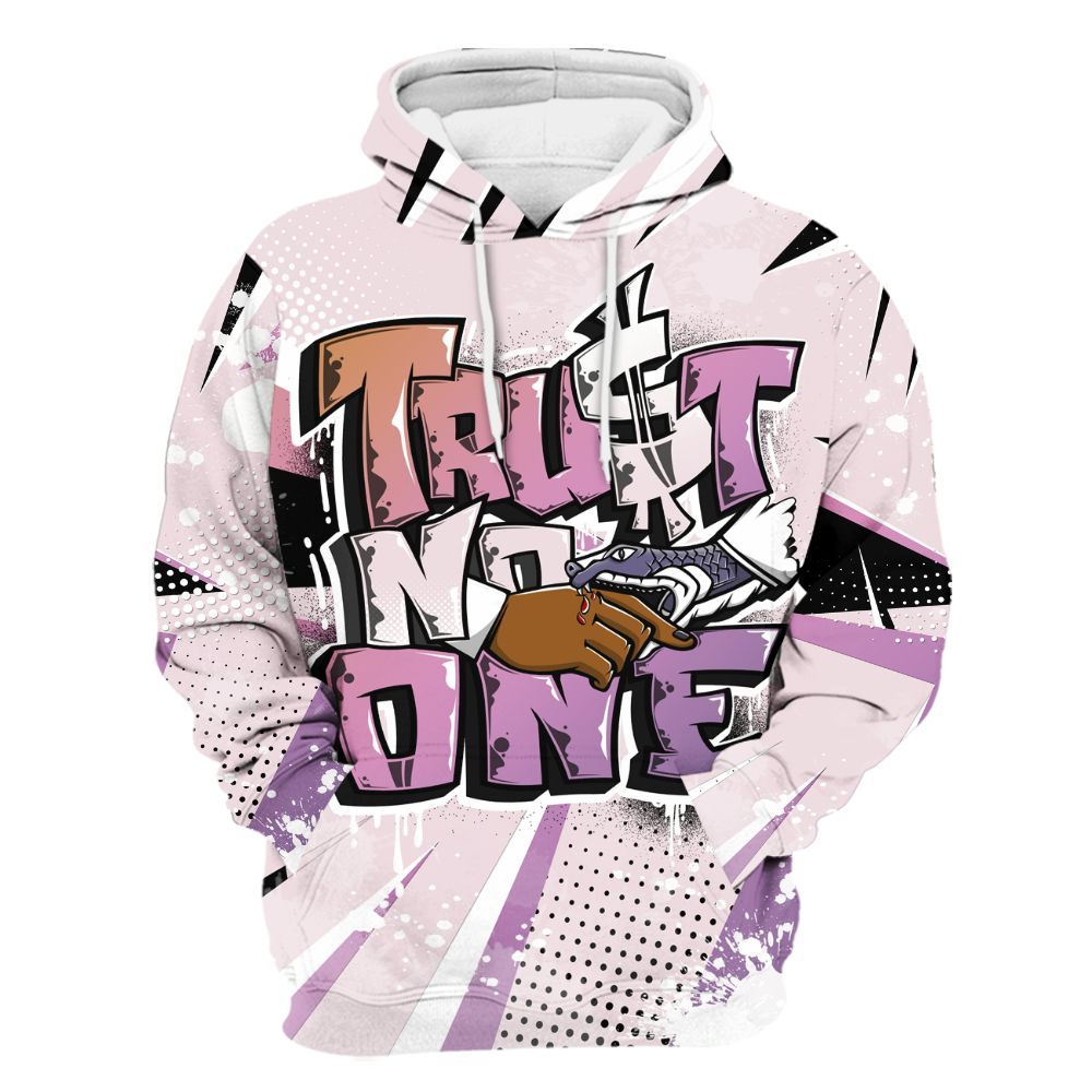 Hoodie To Match Book Sunrise 1s - Poly Trust No One Dripping All Over Print