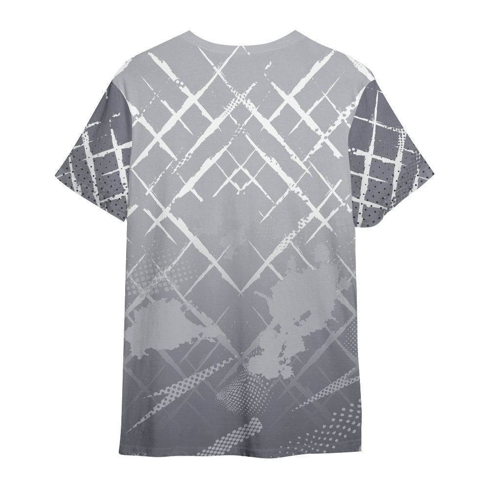 Shirt To Match Low Cement Grey 11s - Halftone Stand Business Dripping All Over Print
