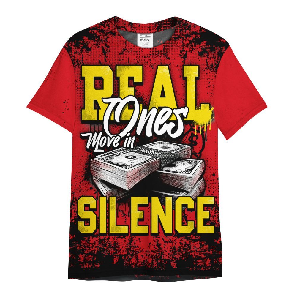 Shirt To Match Ferrari 14s - Move In Silence Money Retro All Over Print