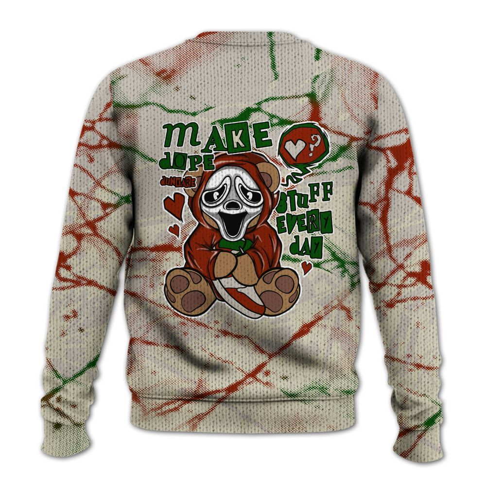 Knitted Sweater To Match El Grito 5s - Make Dopes Bear Profound