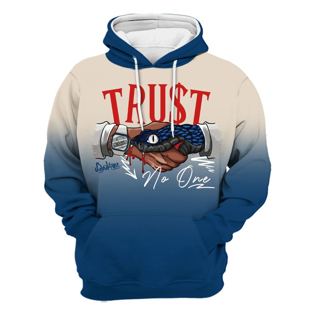 Hoodie To Match Retro Rare Air 11s - Snake Trust No One Drip All Over Print