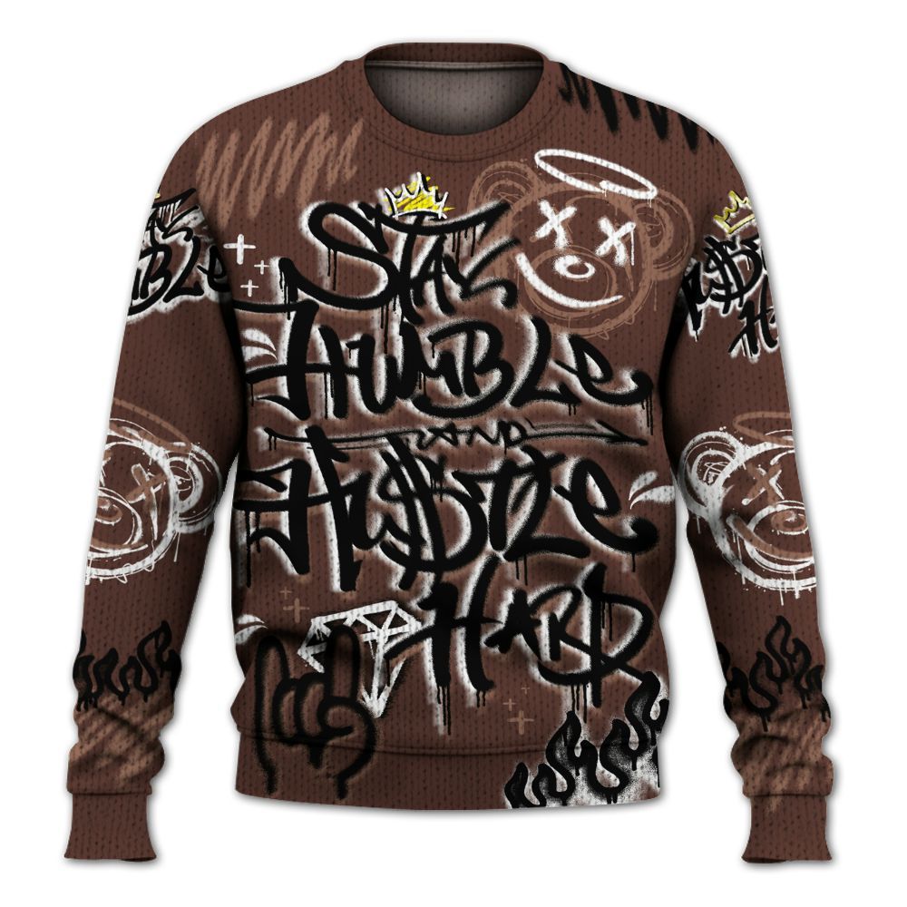 Knitted Sweater To Match KD 4 Christmas - Humble Drip Streetwear Graffity