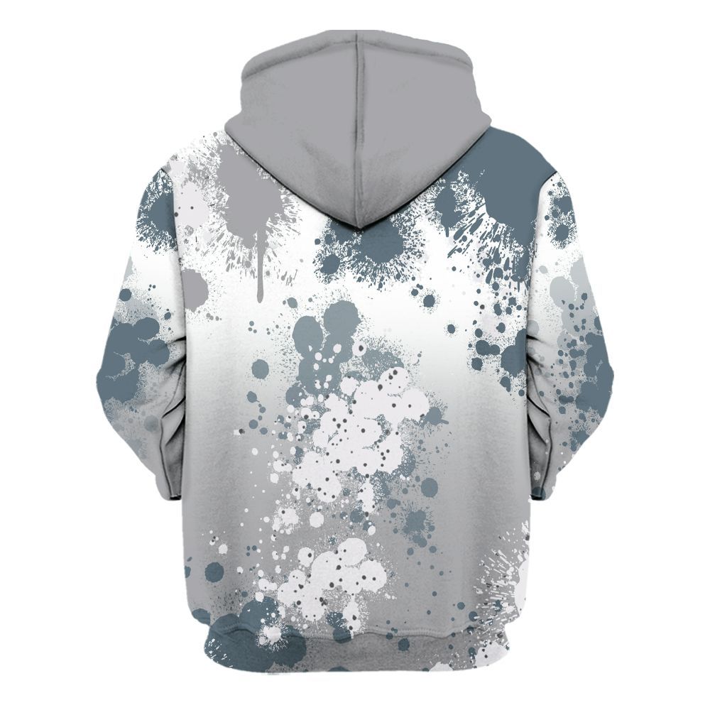 Hoodie To Match Retro Light Graphite Wolf Grey 5s - Trust No One Scary All Over Print