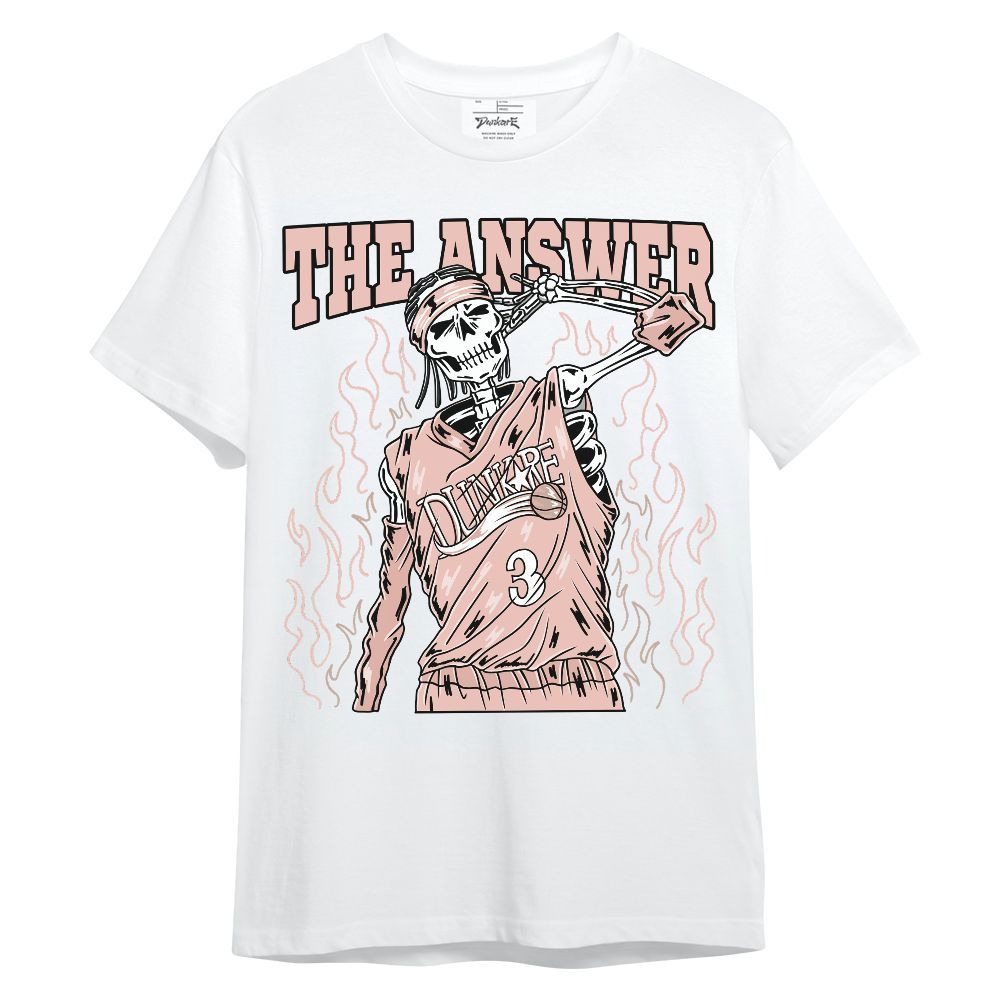 Shirt To Match Dunk Low Pink Velvet - Allen Answer Skeleton Unisex Shirt