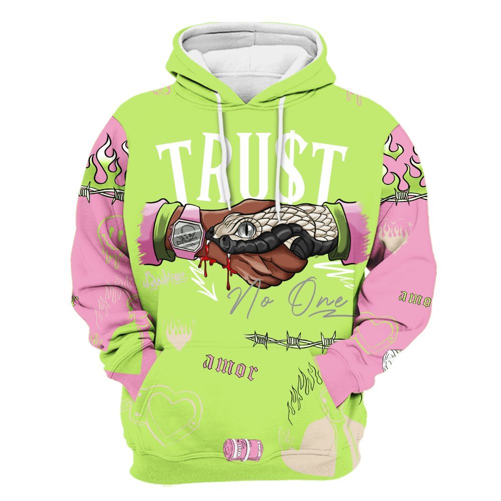 Hoodie To Match Jack Black Night Silver - Snake Trust No One All Over Print