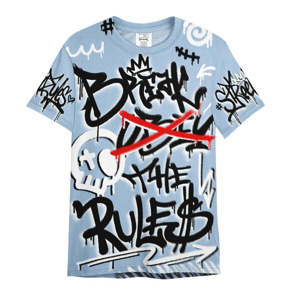 Shirt To Match High University Blue 1s - Break Rules Streetwear All Over Print