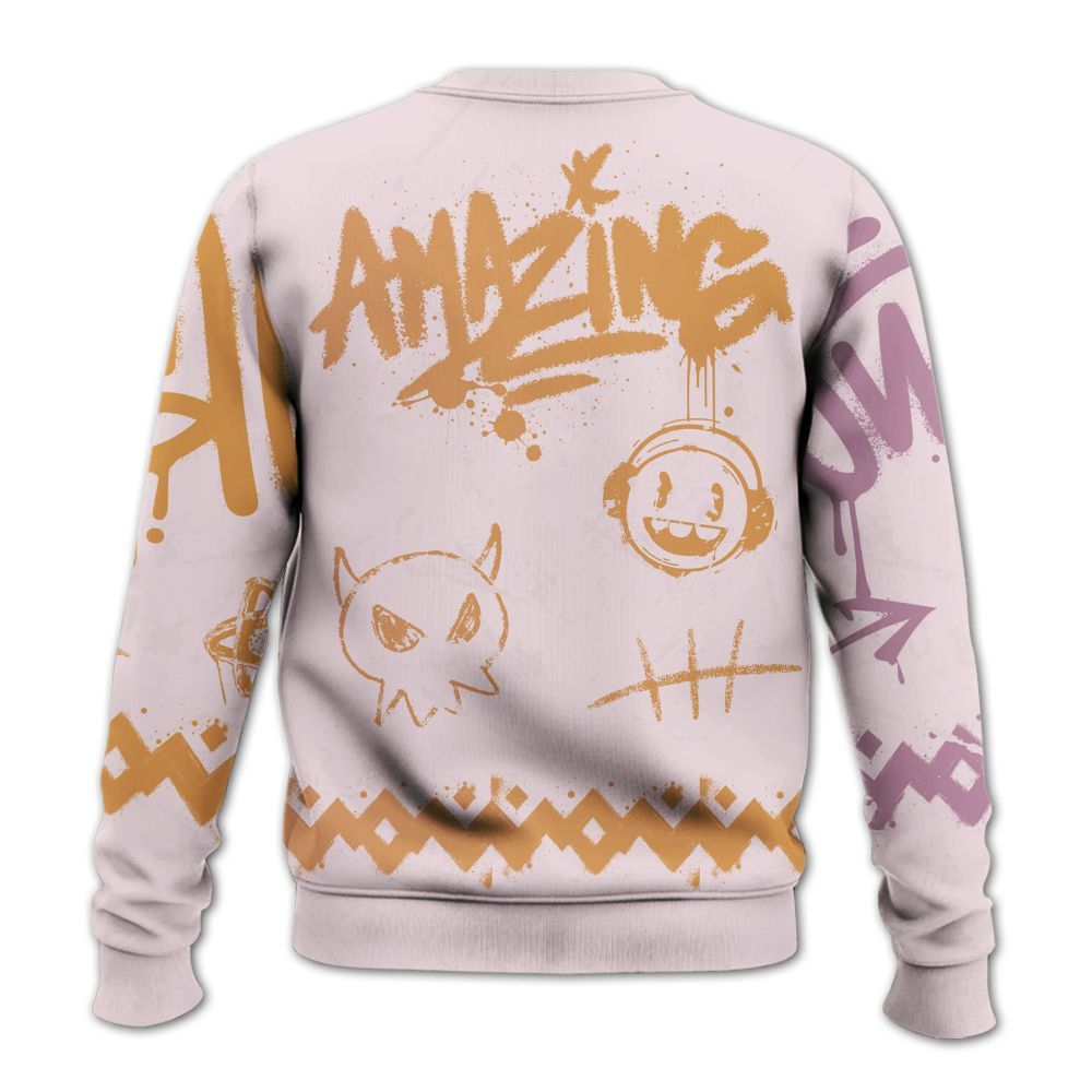 Sweatshirt To Match Book Sunrise 1s - Friday Sneaker Crayon All Over Print