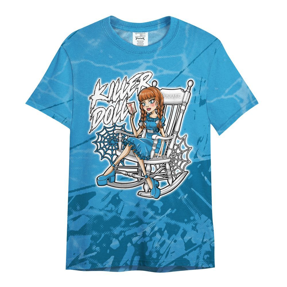 Shirt To Match Powder Blue 9s - Killer Doll-A Halloween Profound All Over Print