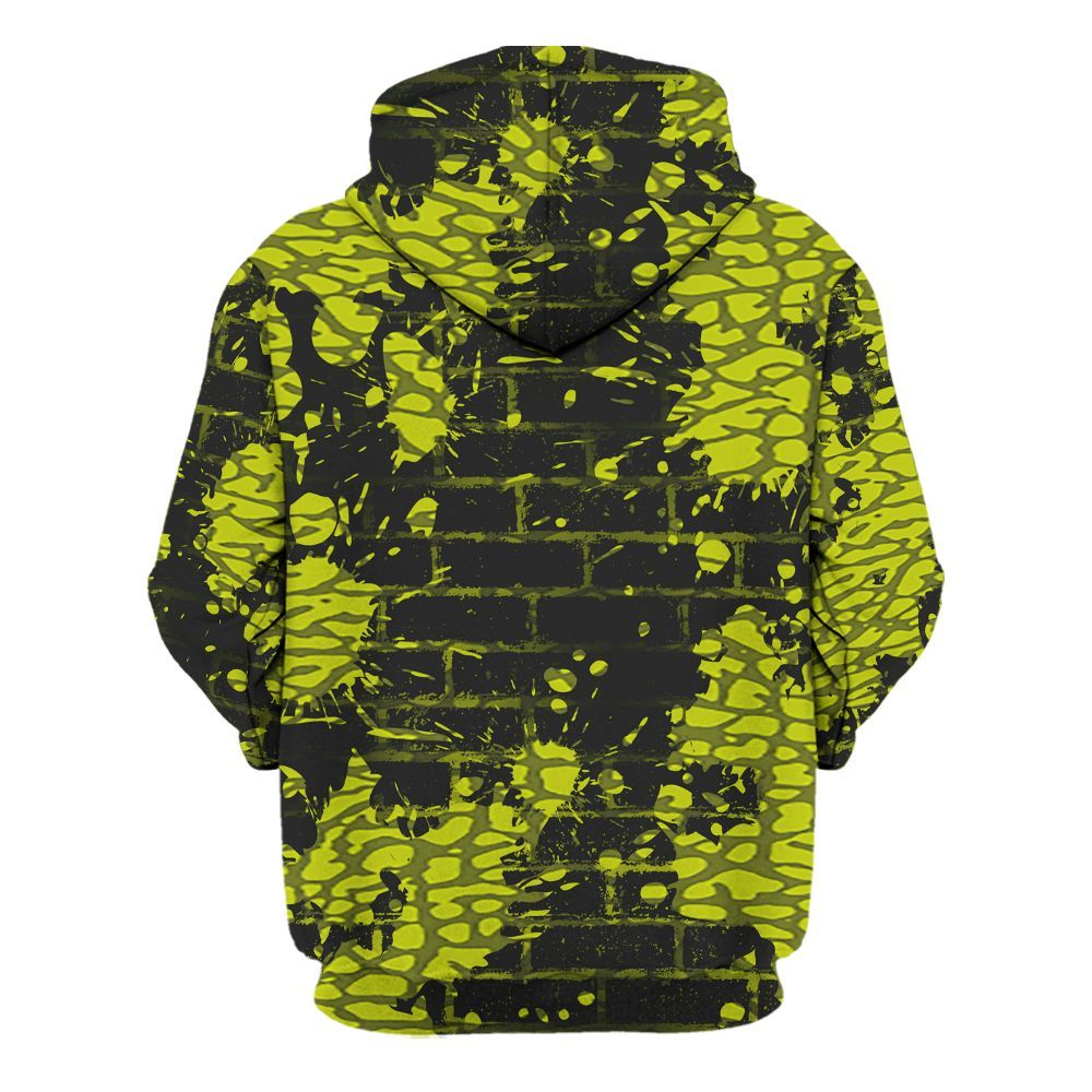 Hoodie To Match Dunk Low QS Halloween Skull - Allen Answer Skeleton Brick All Over Print