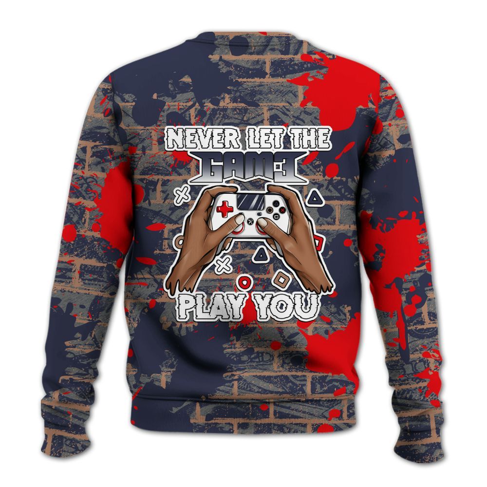 Sweatshirt To Match Low OG Howard Bison 1s - PlayGame Human Brick All Over Print