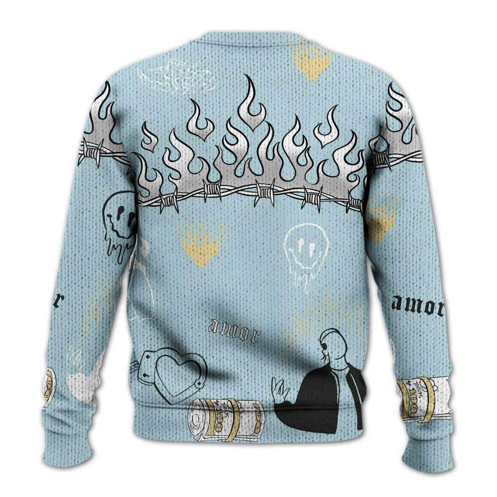 Knitted Sweater To Match Low Year Of The Snake 11s - Snake Trust No One