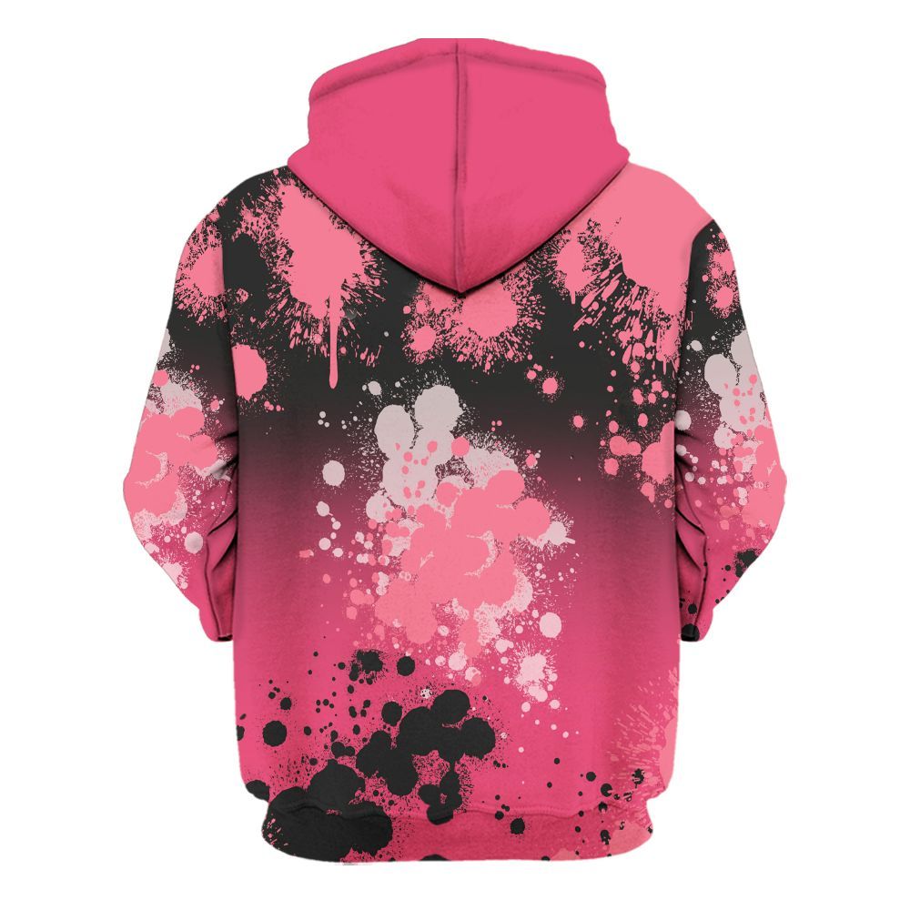 Hoodie To Match A'One Hyper Pink - Trust No One Scary All Over Print