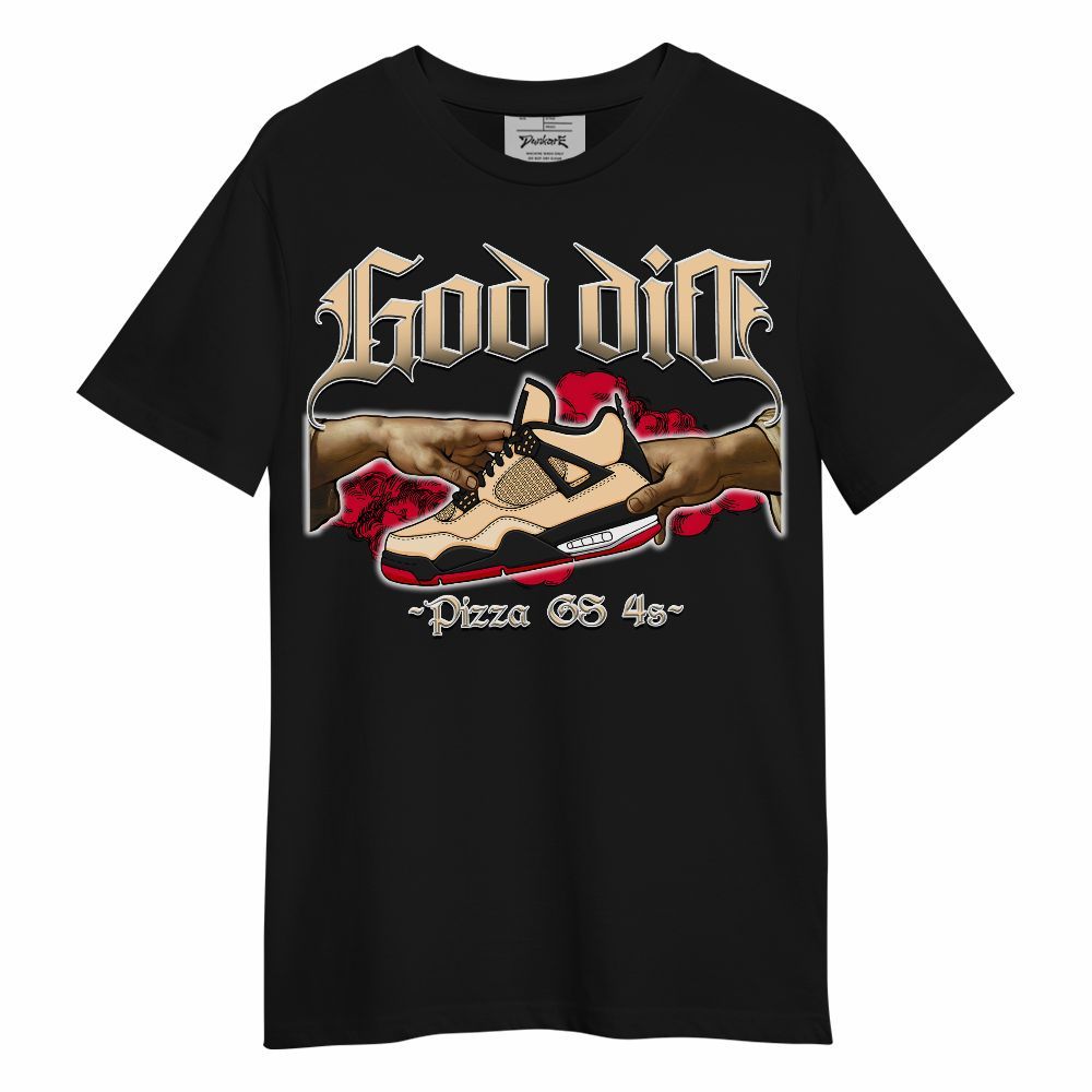 Shirt To Match Retro Pizza GS 4s - God Did Sneaker Graphic