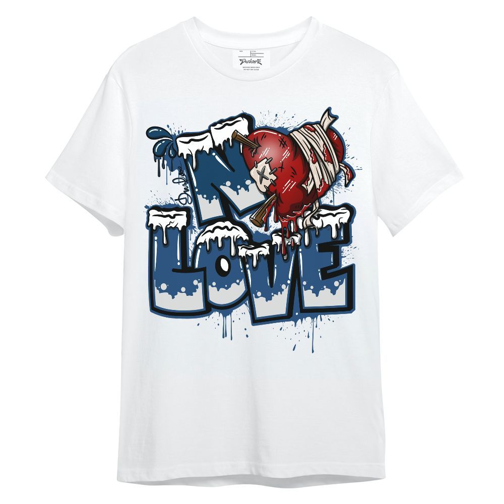 Shirt To Match High OG Midnight Navy 1s - Drip No Love Unisex Shirt