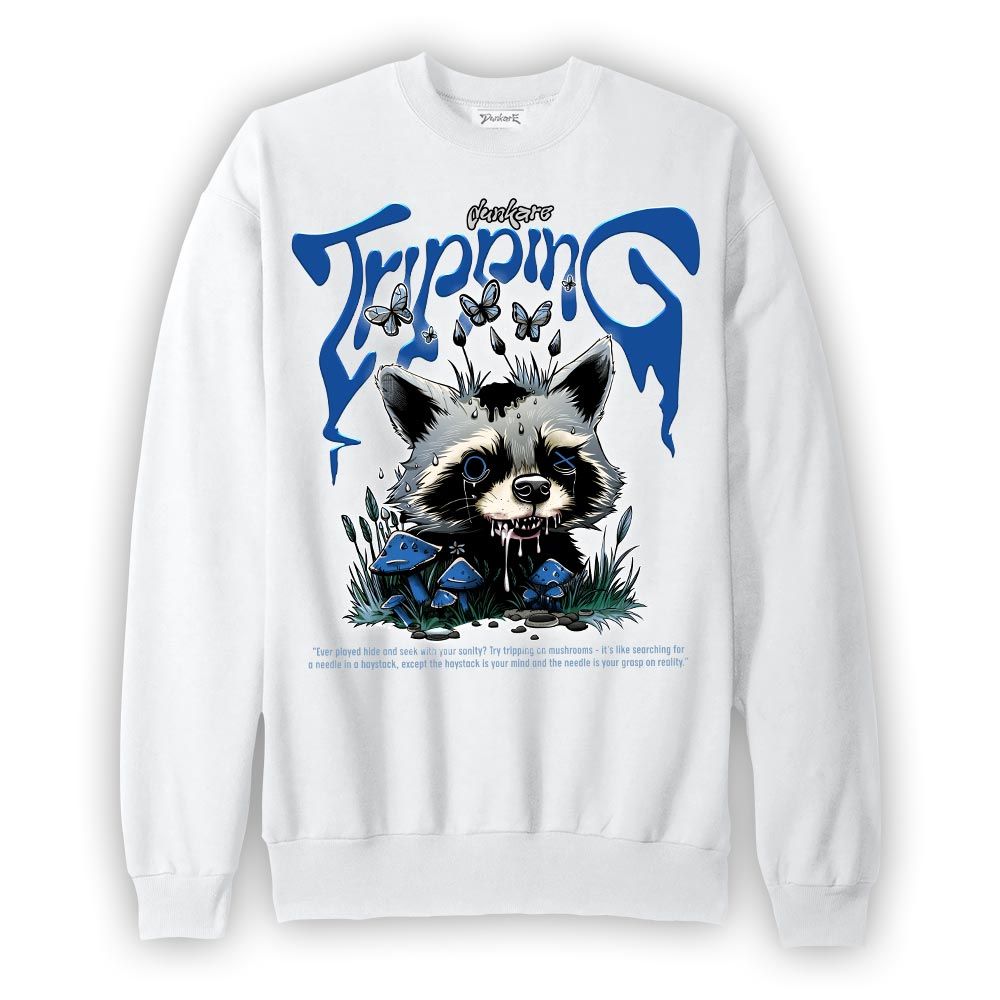 Sweatshirt To match Low Space Royal 11s Sweatshirt - Tripping Raccoon Graphic