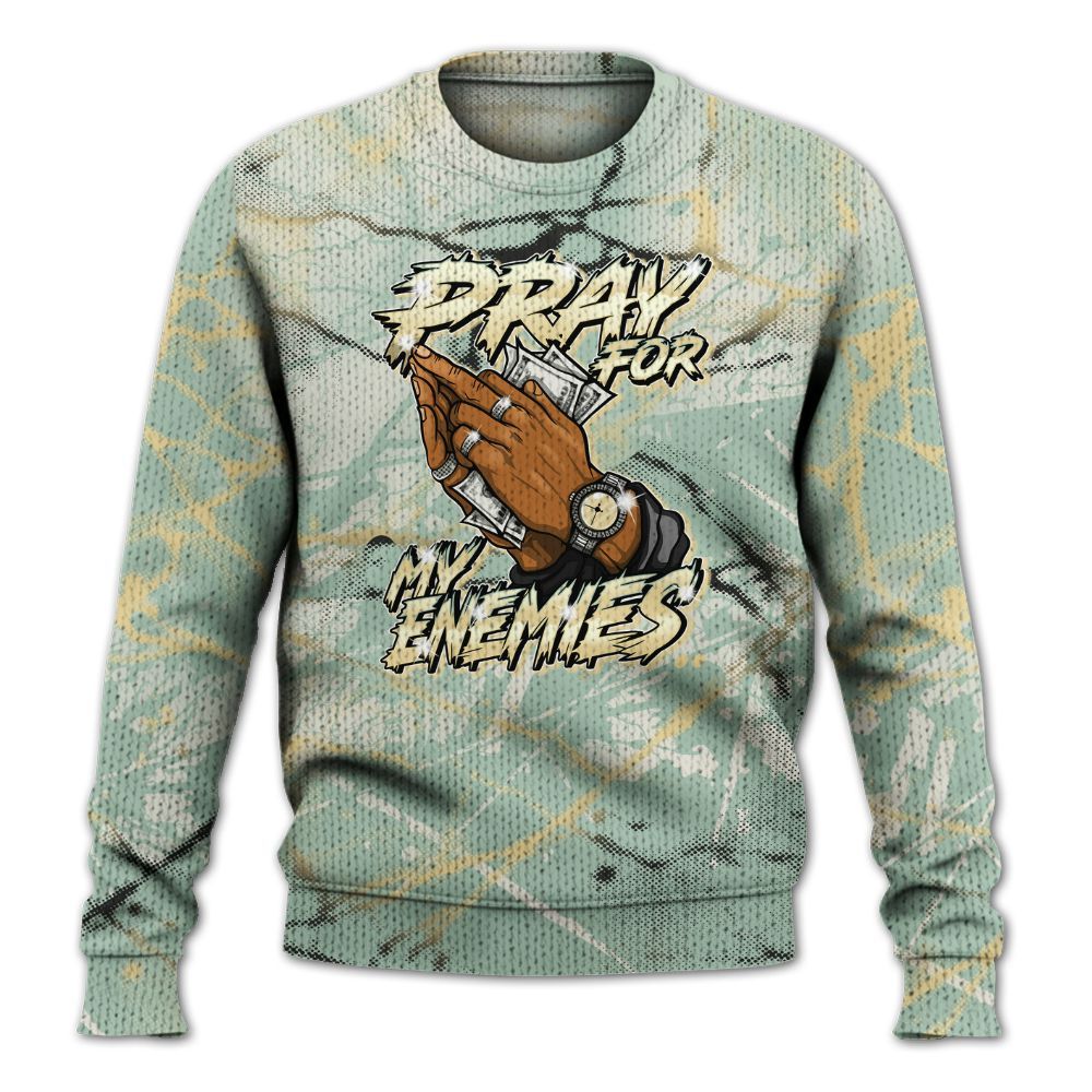 Knitted Sweater To Match Joins Year Of The Snake 5s - Prayed For Enemies Graphic