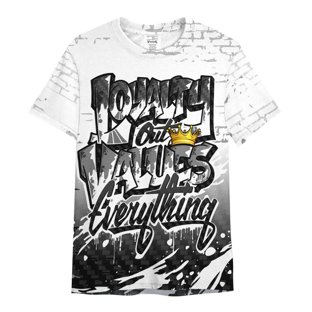 Shirt To Match Kobe 9 EM Protro Halo - Values Of Loyalty Drip All Over Print