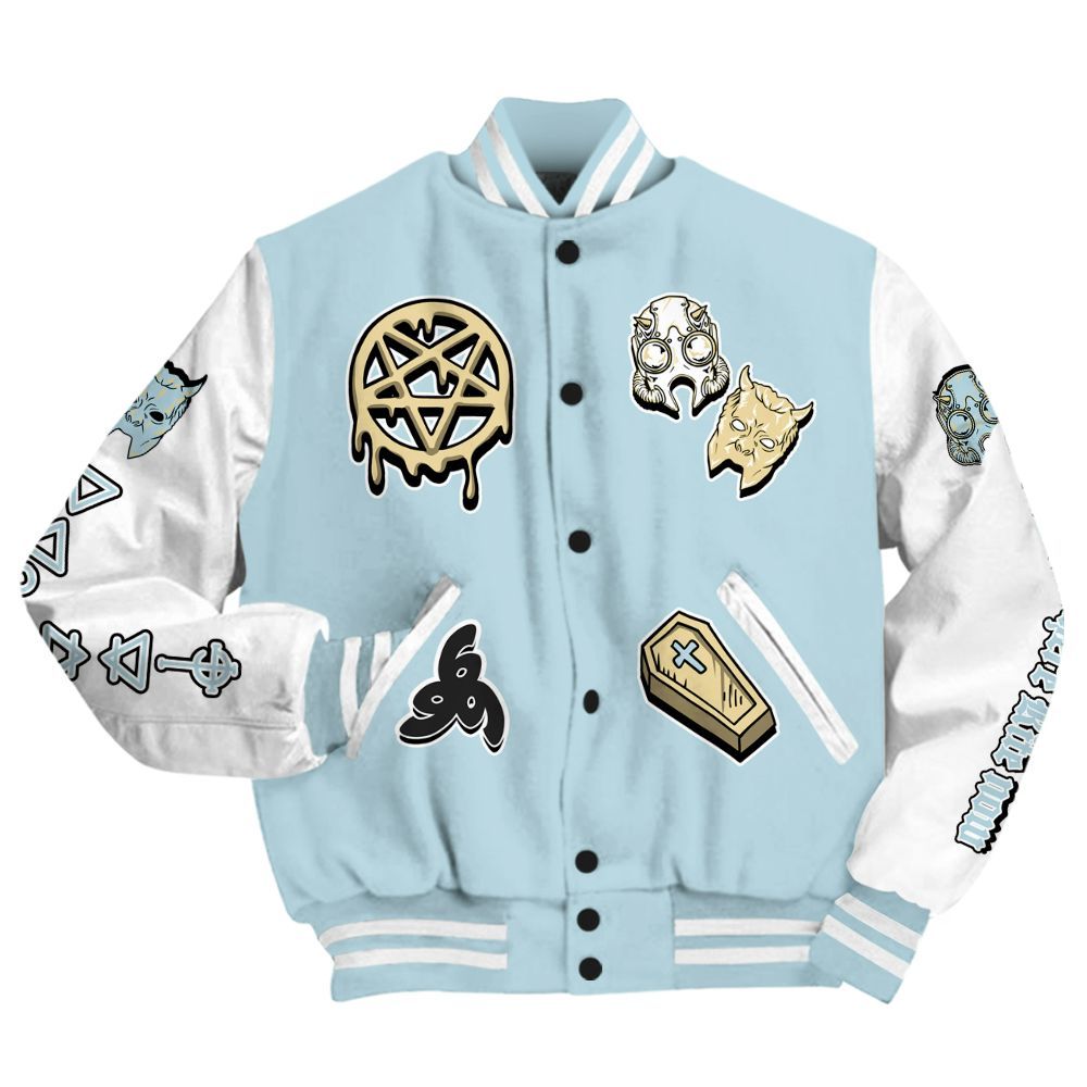 Varsity Jacket To Match Low Year Of The Snake 11s - Apocalypse Skeleton All Over Print