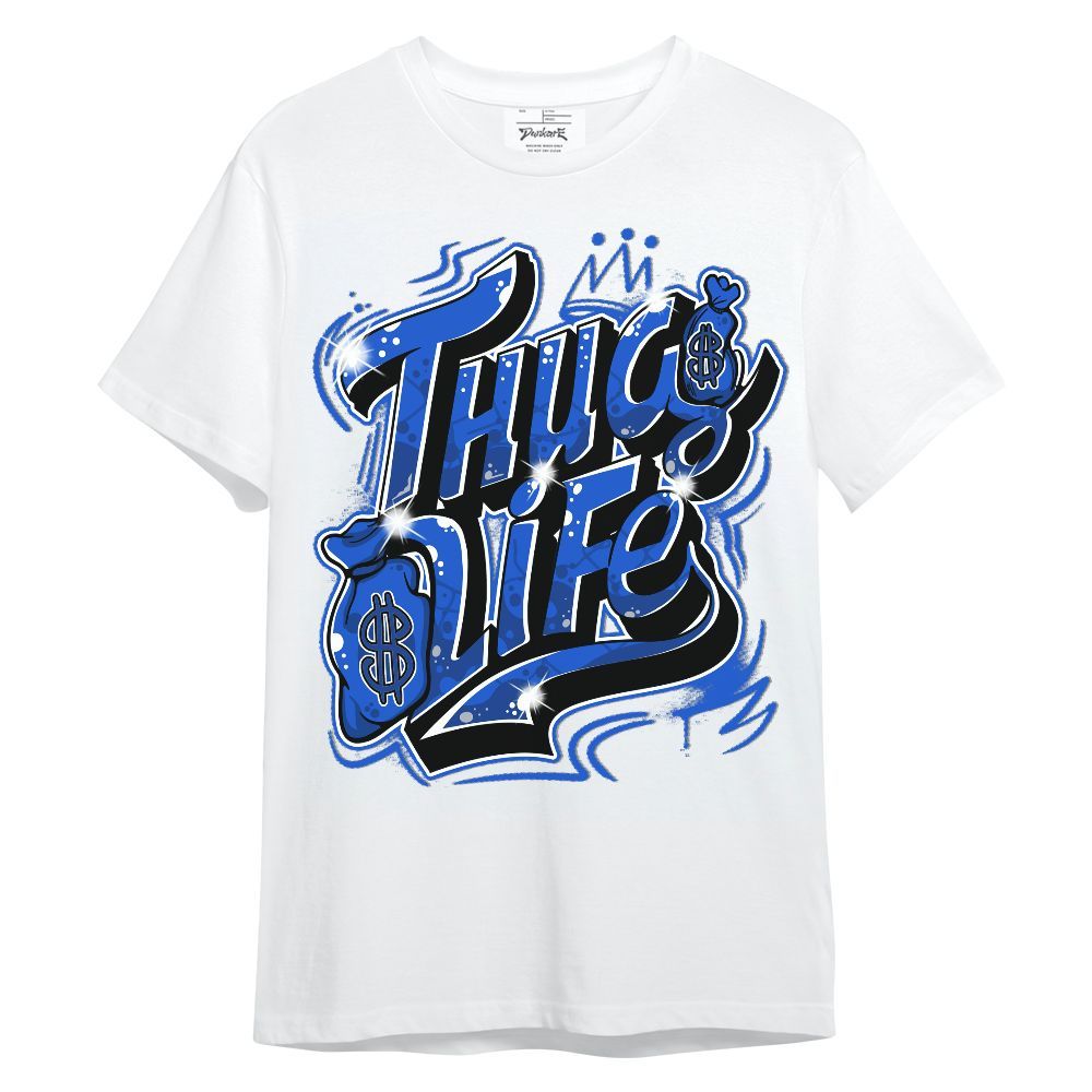 Shirt To Match Air Foamposite One Royal - Free Thug Living Graphic Unisex Shirt