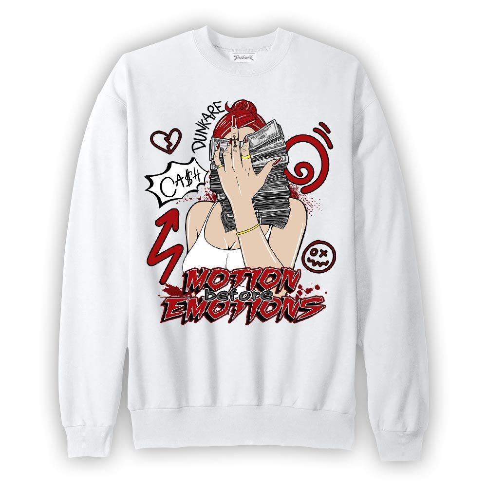 Sweatshirt To match Red Taxi 12s Sweatshirt - Motions Before Emotion Unique 2 Graphic