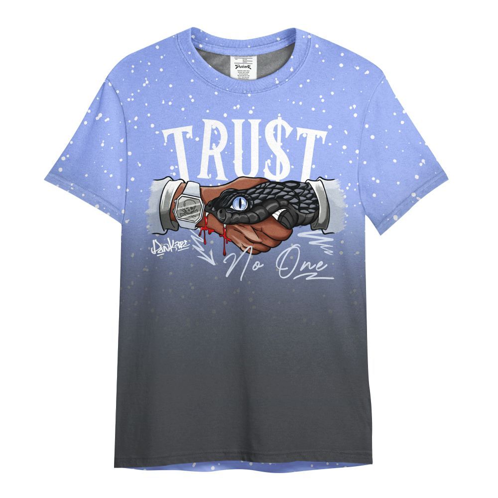 Shirt To Match Retro Awake Racer Blue - Trust No One Drip All Over Print