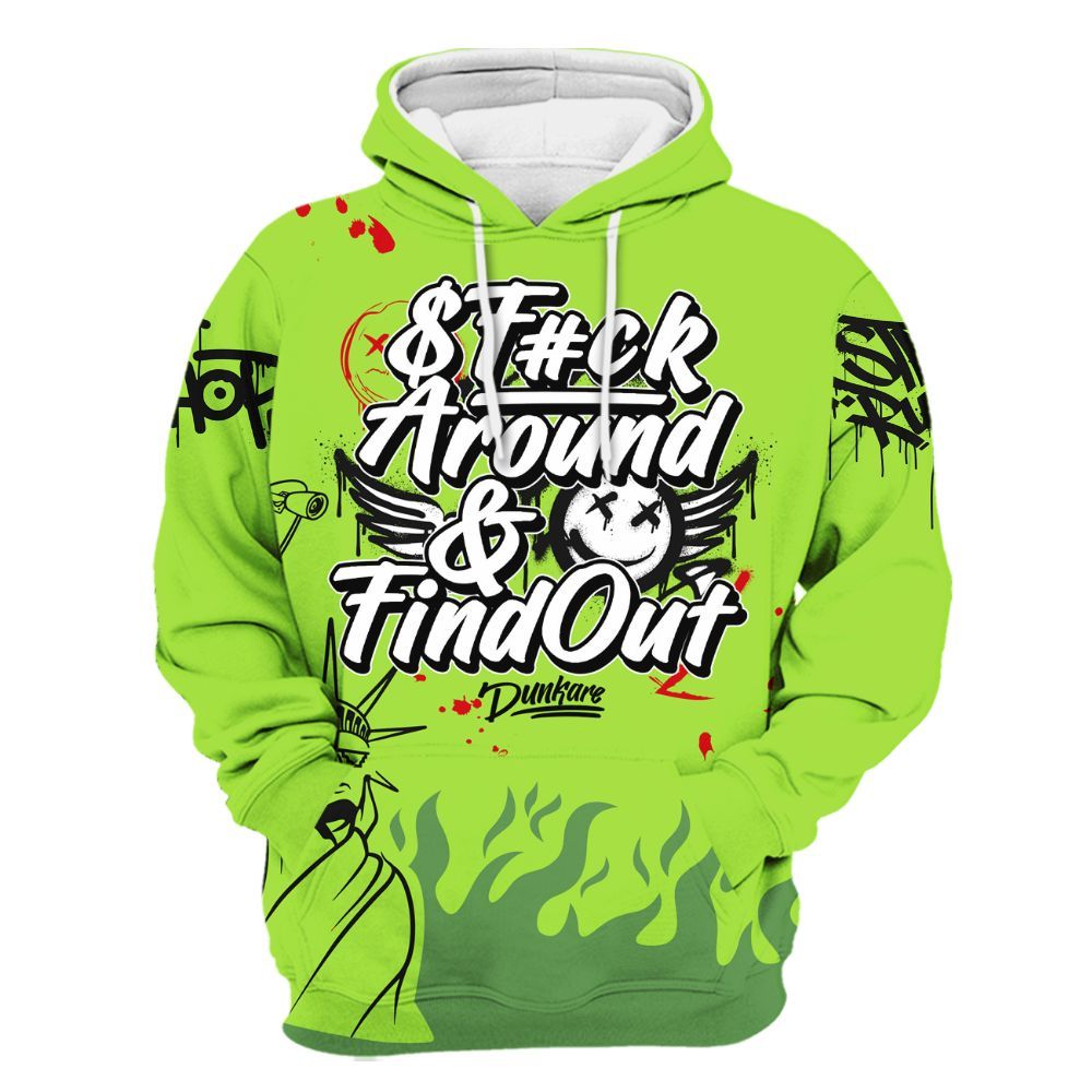 Hoodie To Match Kobe 6 SE Grinch - Graphic Fck Around Find Out All Over Print